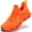 Orange, variant on Women Shoes Slip on Fashion Sport Running Tennis Athletic Walking Shoes Gym Runner Trail Shoes Orange Size 7