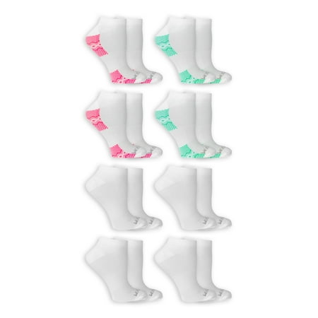 Women's Fit for Me Active 8 Pair No Show Socks (Best Stocks For Monday)