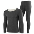 thumbnail image 4 of Thermal Underwear Men Base Layer Set Mens Velvet Thermal Underwear Set Base Layer Men Black L, 4 of 4