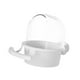 thumbnail image 2 of Cuenco para comida de pájaros, taza dispensadora de agua para loros, comedero colgante para pájaros, taza alimentadora de comida para patio exterior, 2 of 8