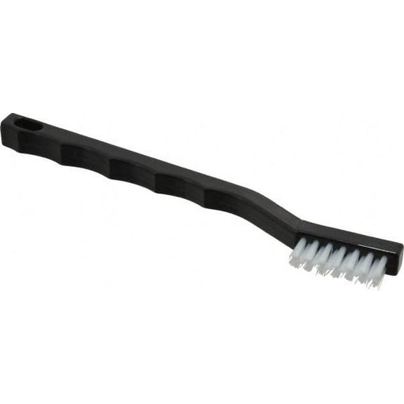 Gordon Brush - 3 Rows x 7 Columns Nylon Plater's Brush - 1/2" Brush Width, 1.3" OAL, 7/16" Trim Length (30 Pack)