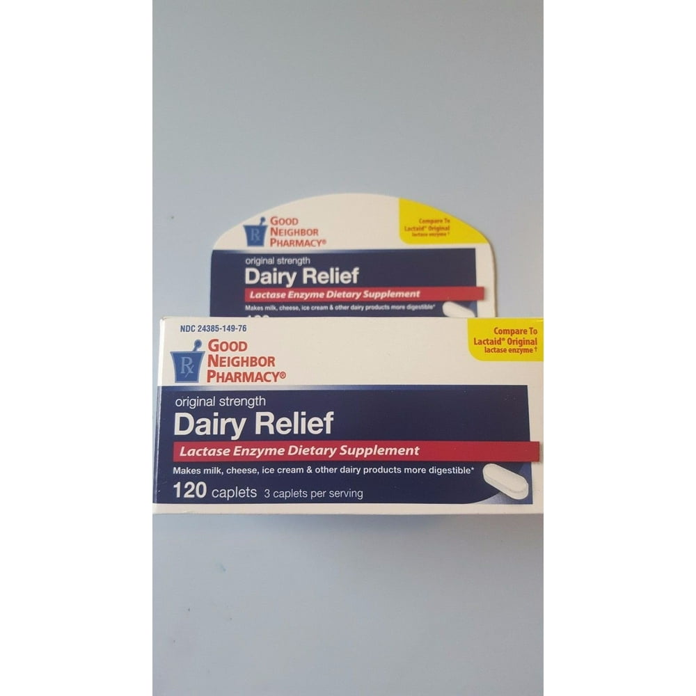 GNP Dairy Relief Caplets 120
