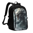 thumbnail image 1 of Fotbe Cloud White Dragon Mochila con Estampado y Puerto USB para Hombre y Mujer, Mochila Antirrobo, Mochila de Viaje, Mochila Escolar, Mochila Universitaria, 1 of 7