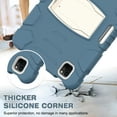 thumbnail image 4 of XYX Case for iPad Pro 11 inch (4th/3rd/2nd/1st Gen), Dual Layer Slim Heavy Shockproof Rugged Protective Cover Case with Kickstand (Cornflower Blue), 4 of 7