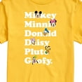 thumbnail image 3 of Mickey & Friends - Character Logo - Men's Short Sleeve Graphic T-Shirt, 3 of 5