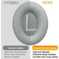 thumbnail image 4 of Replacement Earpads Cushions for Bose QuietComfort 35 (QC35) & Quiet Comfort 35 II (QC35 ii) Headphones, Ear Pads with Softer Leather, Noise Isolation Foam, Added Thickness (Grey), 4 of 15