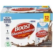 BOOST Glucose Control Ready to Drink Nutritional Drink, Rich Chocolate Nutritional Shake, 24 Count (2 - 12 Packs)