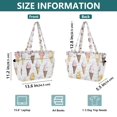 thumbnail image 4 of FORMRS Tote Bag for Women Quilted Large Capacity Travel Work Carry On Shoulder Handbag, Ice Cream Pattern, 4 of 7