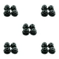thumbnail image 1 of maskred 4pcs Alliage d'Aluminium Nylon Roue Écrou de Blocage pour 1/10 Axial SCX10 Crawler Robuste et Durable en Alliage d'Aluminium Nylon Roue Noir 5Set, 1 of 6