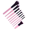 thumbnail image 4 of Juego de Brochas de Maquillaje Profesional Sunnimix 9 Piezas Cepillos Faciales para Ojos Rosa Negro, 4 of 4