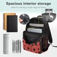 thumbnail image 4 of KUIFORTI 17 Inch Printed Kids School Backpack Large Capacity Durable Polyester with Multiple Organizer Pockets for Girls Elementary Middle Students Back to School Supplies, 4 of 7