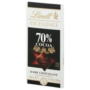 (Pack of 12) Lindt 70% Cocoa Dark Chocolate Excellence Bar, 3.5 oz.