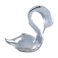 thumbnail image 2 of 1 Pair Hand Blown Glass Swan Bud Vase for Indoor Plants or Fresh Flowers Use for Office Desk Decor Wedding Centerpieces Home Decor Great Gift for Friends (B), 2 of 6
