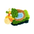 thumbnail image 1 of Abbracc Handmade Punch Coasters Set DIY Handcraft Home Decor Coasters Making Set Cartoon A, 1 of 9