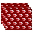 thumbnail image 2 of Simply Daisy 18" x 14" Dip Dye Dots Geometric Print Placemats, Set of 4, 2 of 2