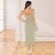 thumbnail image 3 of Vestido elegante de estilo francés para mujer, sin mangas, con abertura en el hombro, para primavera y verano, 3 of 6