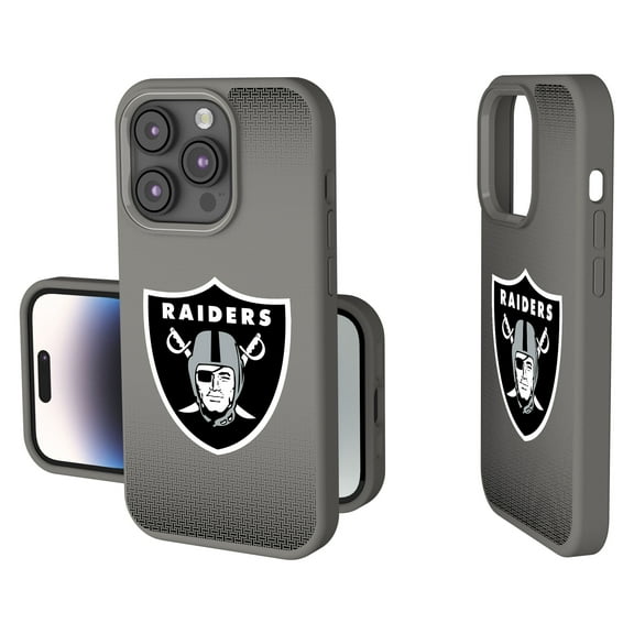 Las Vegas Raiders Linen Logo iPhone Soft Touch Case