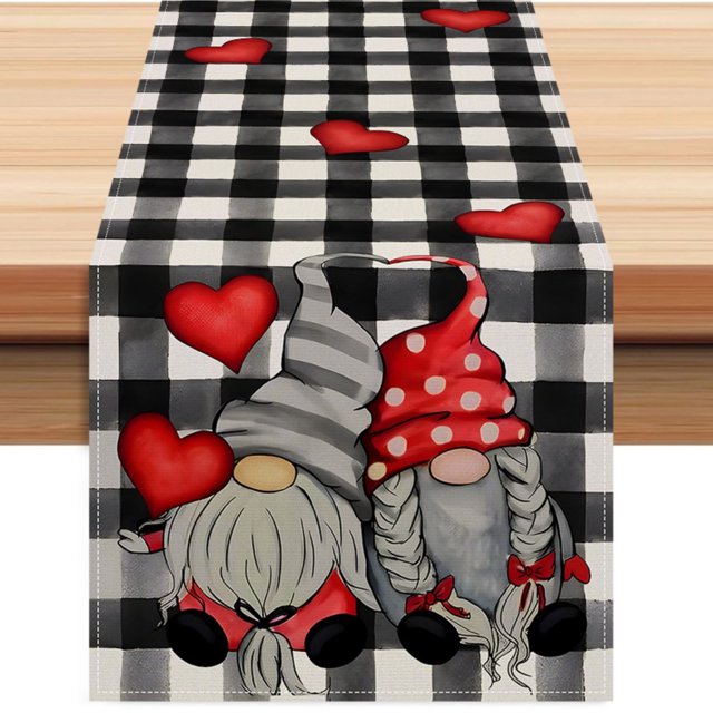 Camino de mesa para cenas a la luz de las velas, mantelería, noche de cita para el día de San Valentín, bodas, compromisos y para crear una atmósfera encantadora.