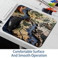 thumbnail image 6 of Map Section Square Printed Desk Mat Gaming Mouse Pad Non-Slip Rubber Bottom 8.3x9.8 Inch - Suitable for Office and Gaming, 6 of 6