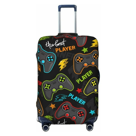 Vsdgher Play Game3 Print Luggage Cover Washable Suitcase Cover Protector Anti-scratch Suitcase cover Fits 18-32 Inch Luggage