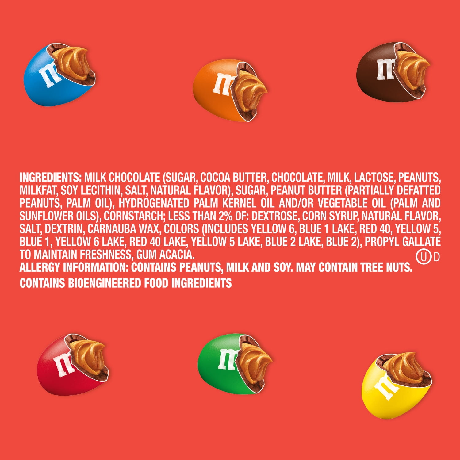 (3 pack) M&M's Mega Peanut Butter Chocolate Candy, Sharing Size- 8.6 oz Bag