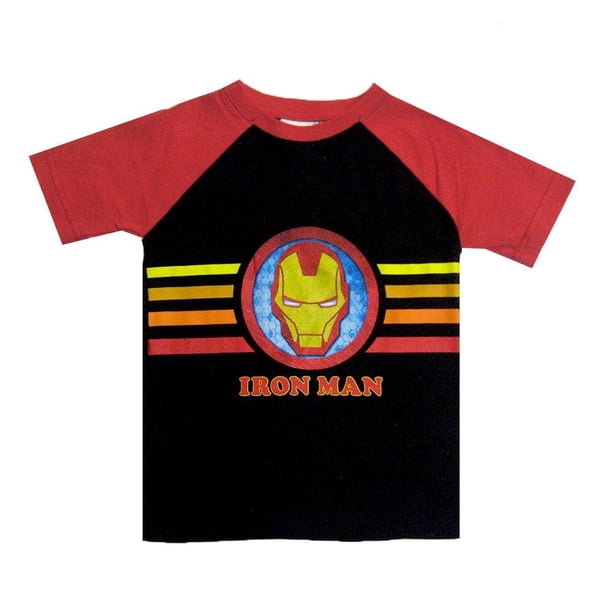 Playera Movis Talla 8 Iron Man Rojo/negro