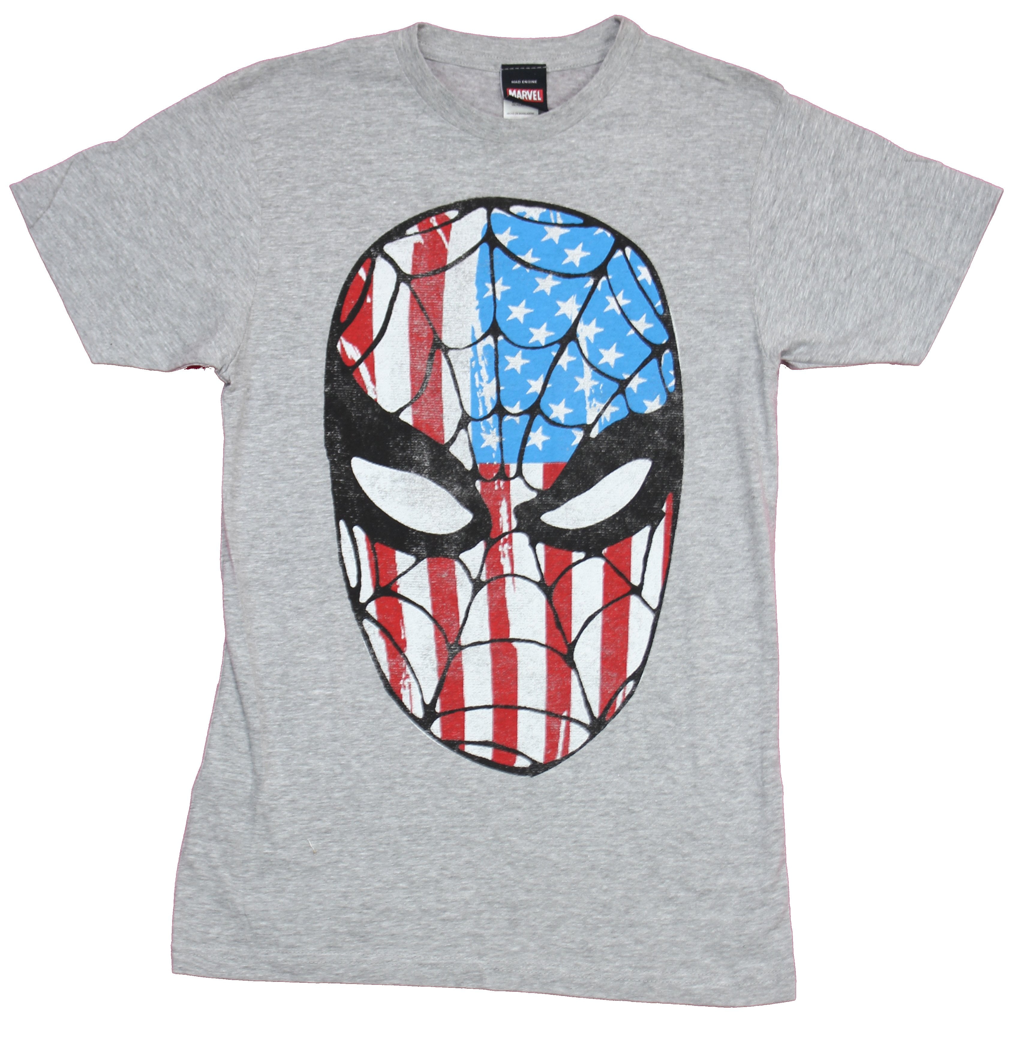 spiderman face t shirt