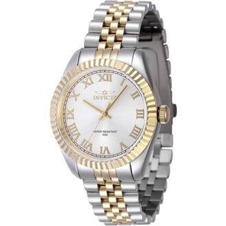 Invicta Pro Diver Quartz Black Dial Yellow Gold-tone Men's Watch