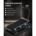 thumbnail image 5 of 15% Incline Walking Pad with Handle Bar, 2.5HP Under Desk Treadmill 0.6-6.2MPH for Home Office, 300 LBS Weight Capacity, 5 of 8