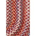thumbnail image 2 of Red Rug LARGE Braided Textured Design 8ft. X 8ft. Casual Reversible Thick Wool Carpet, 2 of 2