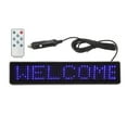 thumbnail image 2 of Panneau LED, 9.1x2x0.4in Panneau LED Programmable Télécommande Publicité Panneau LED Texte Personnalisé Défilement Affichage LED pour Magasin Voiture Bar Hôtel, Support Multilingue, 2 of 8