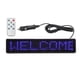 thumbnail image 1 of Señal LED para coche, Control remoto, publicidad programable, pantalla LED para tienda, DC5-12V Z741B, fuente azul, 1 of 5