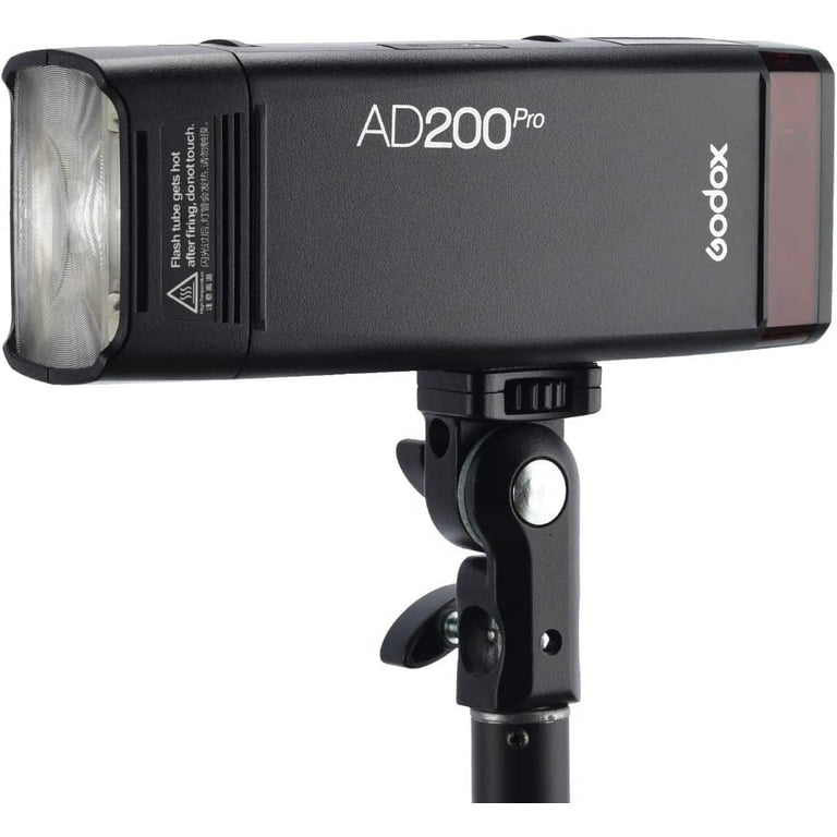 Godox AD200 Pro AD200Pro Flash Strobe Monolight, TTL Pocket Flash  Speedlite, 2.4G 200W 1/8000s HSS 2900mAh Li-ion Battery, 500 Full Power  Flashes with