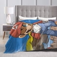 thumbnail image 4 of Super Mario Blanket, Super Soft Throw Blanket For Bed Sofa Couch, Cozy Flannel Blanket For Bedroom Livingroom, 50"X40", 4 of 9