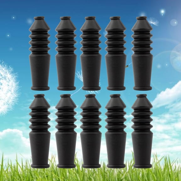 HONMEET 10Pcs Black Rubber Bike Brake Boot Dust Gaiters Cycling Accessories Replacement Parts