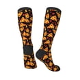 thumbnail image 5 of Lsque Cartoon Pizza Printed Crew Socks Men's Women's LightWeight Thin Casual Calf Socks ,Knee High Socks,Cotton Socks, 5 of 9