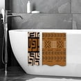 thumbnail image 4 of African Kitchen Dish Cloth Towels Set of 4,Mudcloth Pattern Soft Hand Towels for Kitchen Bathroom,Highly Absorbent Brown Tea Towels 26x18 Inch, 4 of 5