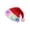 B, variant on Darzheoy Christmas Hat for Adults, Santa Hat Holiday Color Light Up Unisex Velvet Comfort Xmas Hat for New Year Festive Party Supplies