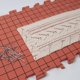 thumbnail image 4 of Estera De Bloqueo Para Tejer, Líneas De Cuadrícula Precisas, Tablero De Bloqueo Para Tejer De Color Rojo Ladrillo Entrelazado Para Manualidades, 4 of 7