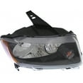 thumbnail image 4 of For Jeep Compass Headlight 2013 14 15 16 2017 Passenger Side | Black Trim For CH2503246 | 68171214AB, 4 of 7