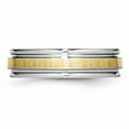 thumbnail image 3 of Cobalt 14k Gold Inlay 6mm Wedding Band Ring Man Precious Metal   For Dad Mens  For Him, 3 of 10
