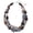 grey, variant on Boho Chunky Beaded 2 Layer Statement Necklace, 18" Adjustable Bead Necklace Collar Necklace for Women Daily Party Jewelry (NK_10384_Grey)