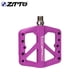 thumbnail image 5 of Ztto 1 par de nylon bicicleta pedal plano 24 picos cambiantes Color sólido Pedales de bicicleta Piezas de ciclo Accesorios de componentes Suministros Púrpura Advancent OD002863-05B, 5 of 6