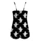 thumbnail image 4 of MKLEKYY Conjunto De 2 Piezas De Camisola Sexy Para Mujer, Pantalones Cortos Con Estampado De Calabaza, Ropa De Dormir Con Encaje Sin Espalda, Lencería Con Ribete, Pantalones Cortos, Traje, 4 of 4