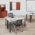 thumbnail image 2 of 48" x 24" Kee Mobile Training Table- Maple/ Black, 2 of 5