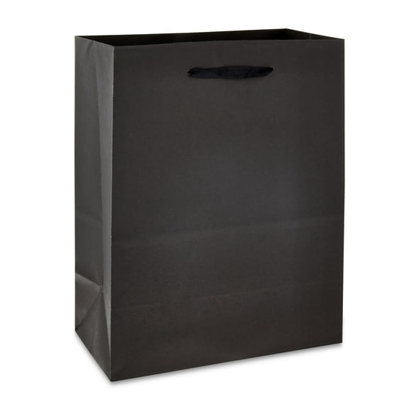 Hello Hobby Large Black Paper Bags, Paper, For All Ages, 8" x 10", 13 Count