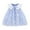 Blue, variant on Odeerbi Infant Dress Toddler Girls Sunflower Tulle Dress Princess Dresses Embroidery Floral Sleeveless Dress Baby Clothes Blue
