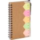 thumbnail image 3 of Cuaderno espiral Juvale Mini Kraft con bolígrafo y notas adhesivas compatible con bolsillo o monedero (100 hojas, 4,25x5,5 pulgadas, paquete de 6) Afortunado Sencillez, 3 of 5