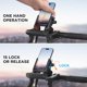 thumbnail image 3 of Motorcycle Phone Mount, [Support Video Recording] Bike Phone Holder, [Quick Lock] Bicycle Phone Mount Handlebar Cell Phone Clamp for Scooter, Friendly, 3 of 5