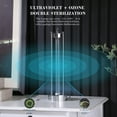 thumbnail image 2 of 19.25" in UV Sterilized Silver Table Lamp, 2 of 5